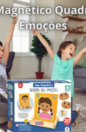 🌈 Descubra o Jogo Magnético Quadro das Emoções da Nig Brinquedos! 🎨
